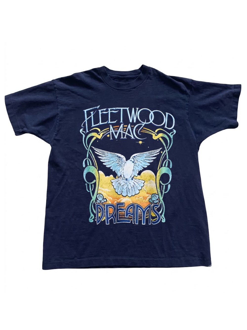 Gildan 'Dreams' Graphic T-Shirt in Navy